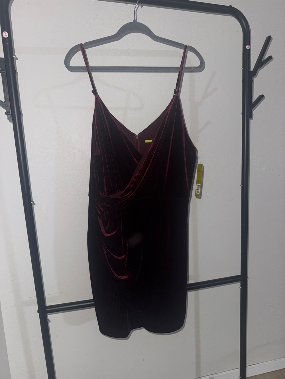Gianni Bini Burgundy Velvet Slip Dress